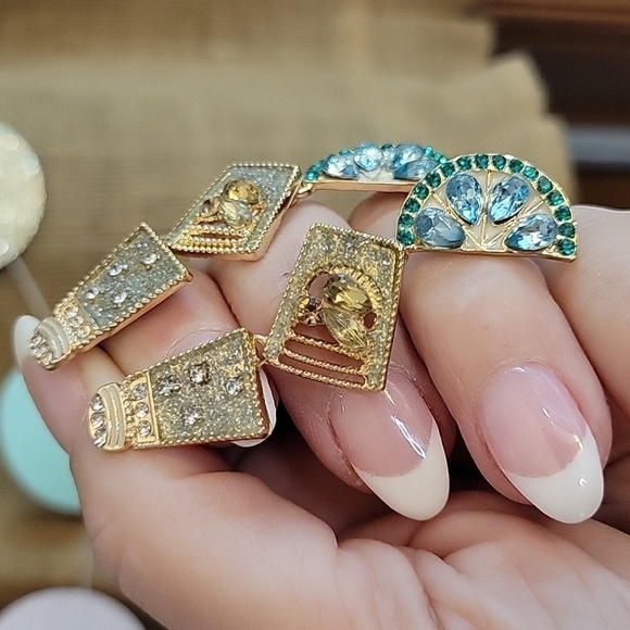 🔥LAST PAIR🔥 Happy Hour Margarita Hinged Drop Earrings - Picture 4 of 7